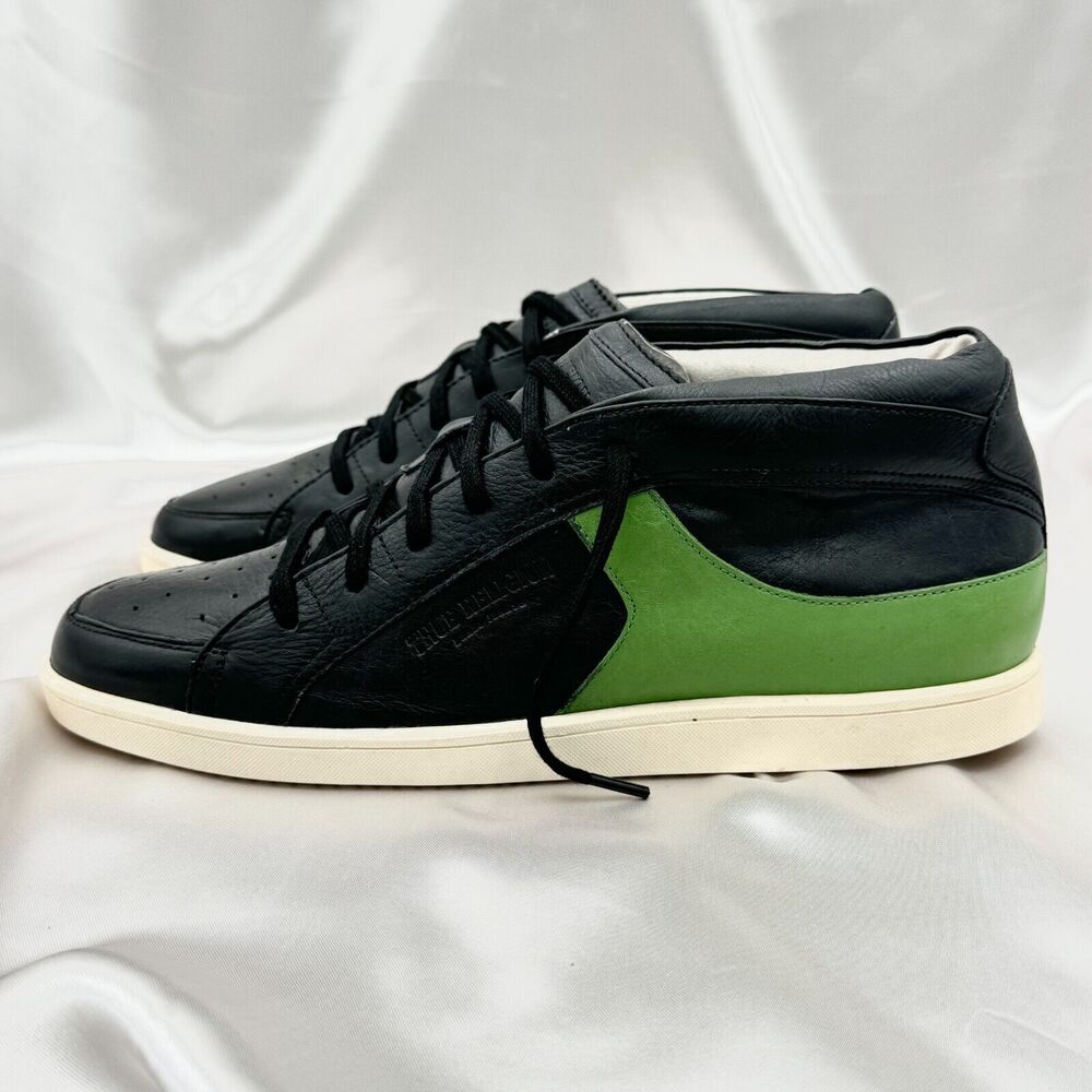 True Religion Mid Black Green Men's Sz 11.5 Sneakers Shoes